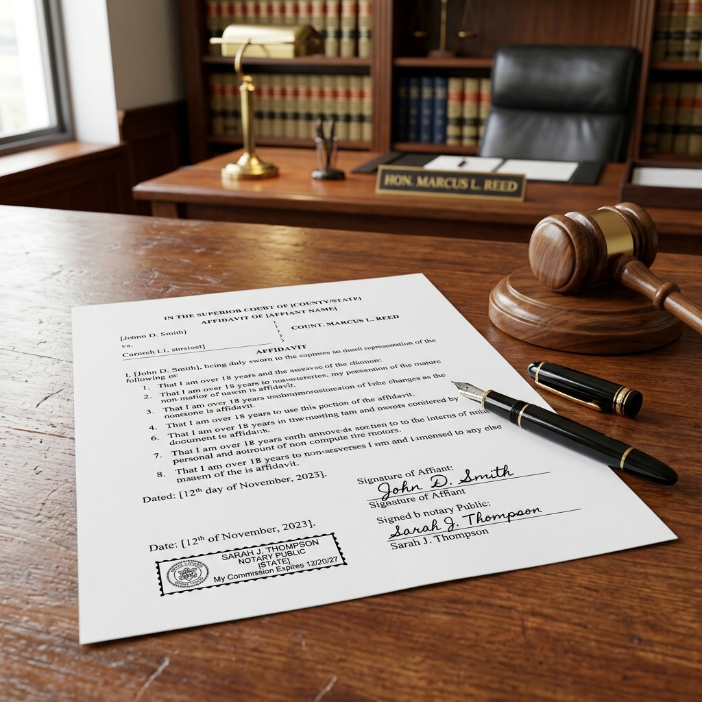 Legal & Affidavits